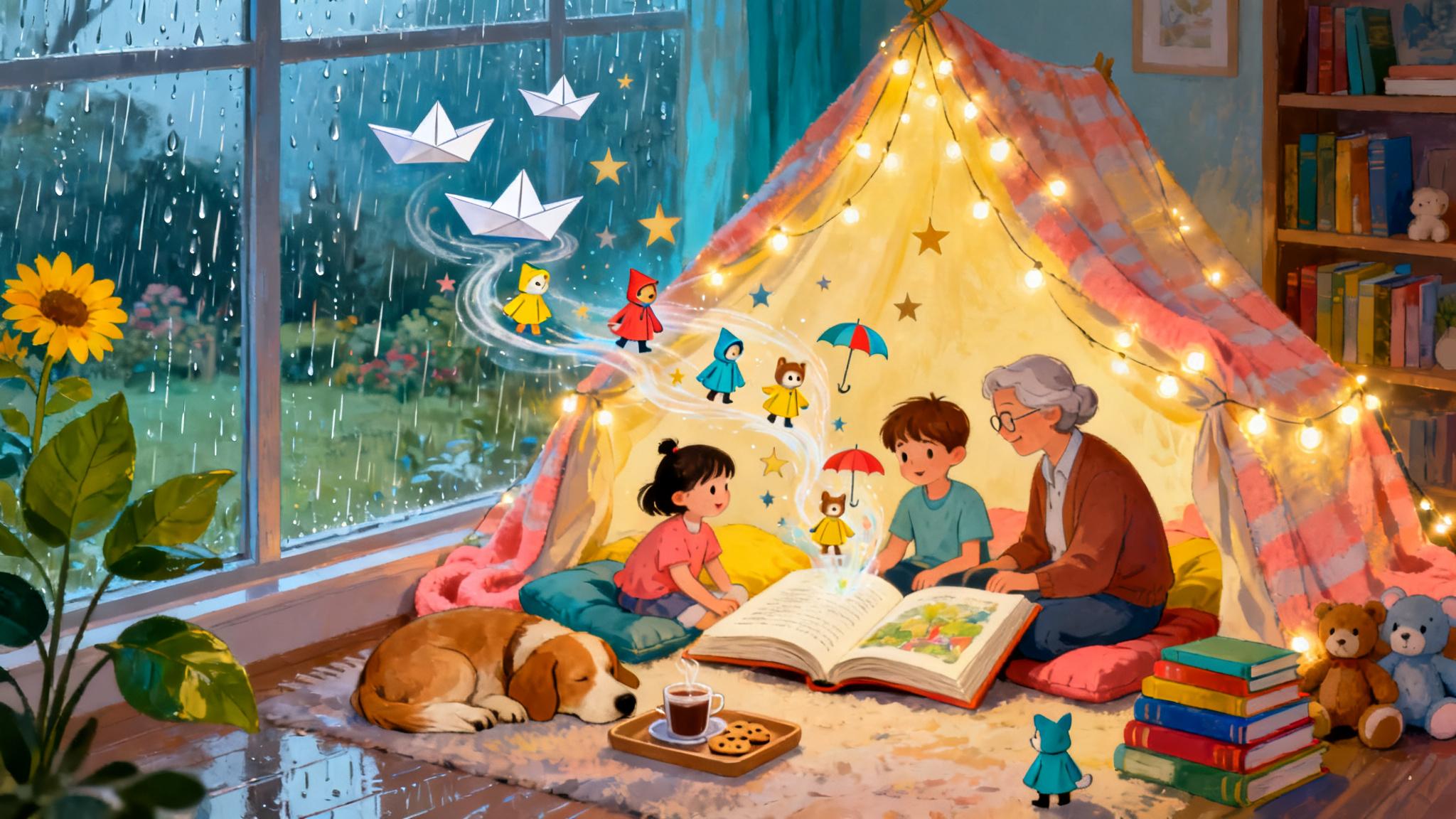 Rainy Day Storytime Ideas for Kids
