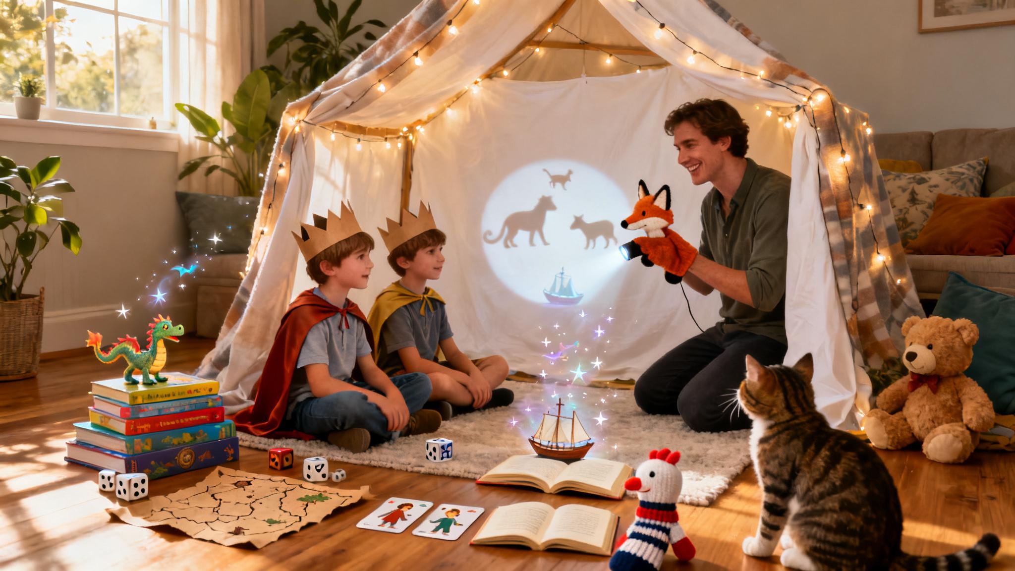 Interactive Storytime Ideas for Kids at Home