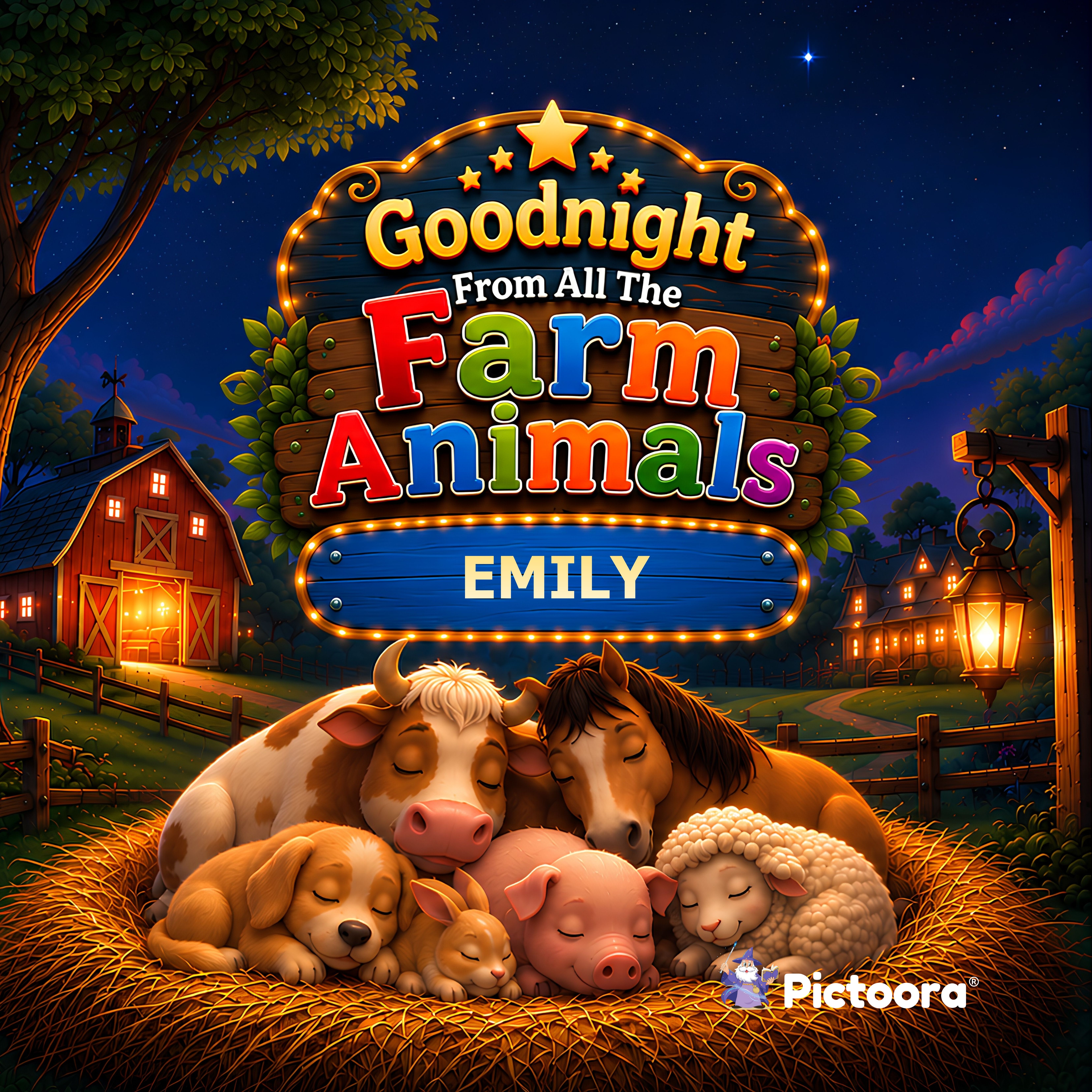 Goodnight From All The Farm Animals